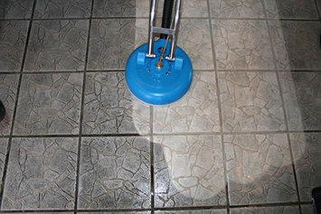 This is a picture of tile and grout cleaning.