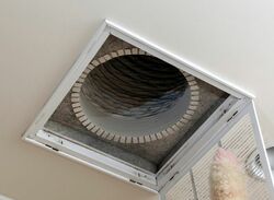 This is a picture of an air duct system.