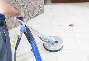 This is a picture of ​tile and grout cleaning.